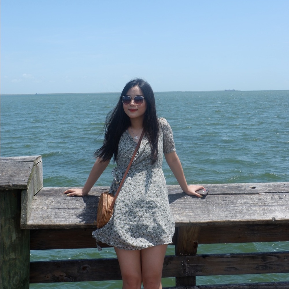 Mini floral dress